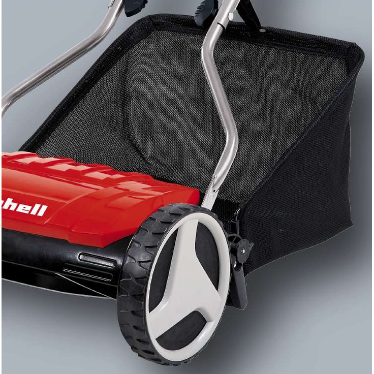 Einhell Hand-Rasenmäher GE-HM 38 S - 38 cm Schnittbreite, 4-stufige Schnitthöhenverstellung, ohne Antrieb, für bis zu 250 m², 5 Schneidemesser aus hochwertigem Stahl – Bild 3