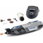 Dremel 8220-1/5 C/N Multifunktionswerkzeug 12 V Li-Ion 33000 U/min. Softgriff LED-Licht 1 x 2 Ah Akku mit Ladegerät inkl. Zubehör