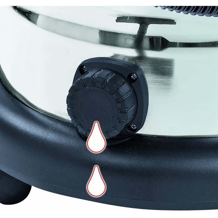 Einhell Nass-Trockensauger TC-VC 1930 SA (1.500 W, 30 L, Blasanschluss, Kabelhalterung, Zubehörhalterung, inkl. Kombidüse Teppich--Glattböden, Fugendüse, Plastikschlauch 2,5 m, 2tlg. Plastikrohr) Beutel - beutellos 30 Liter – Bild 4