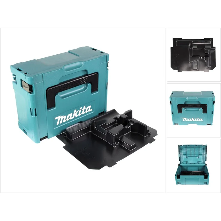 Makita MAKPAC 2 Systemkoffer - mit Einlage 837916-4 für Schrauber BHP / DHP / BDF / DDF / BTD / DTD
