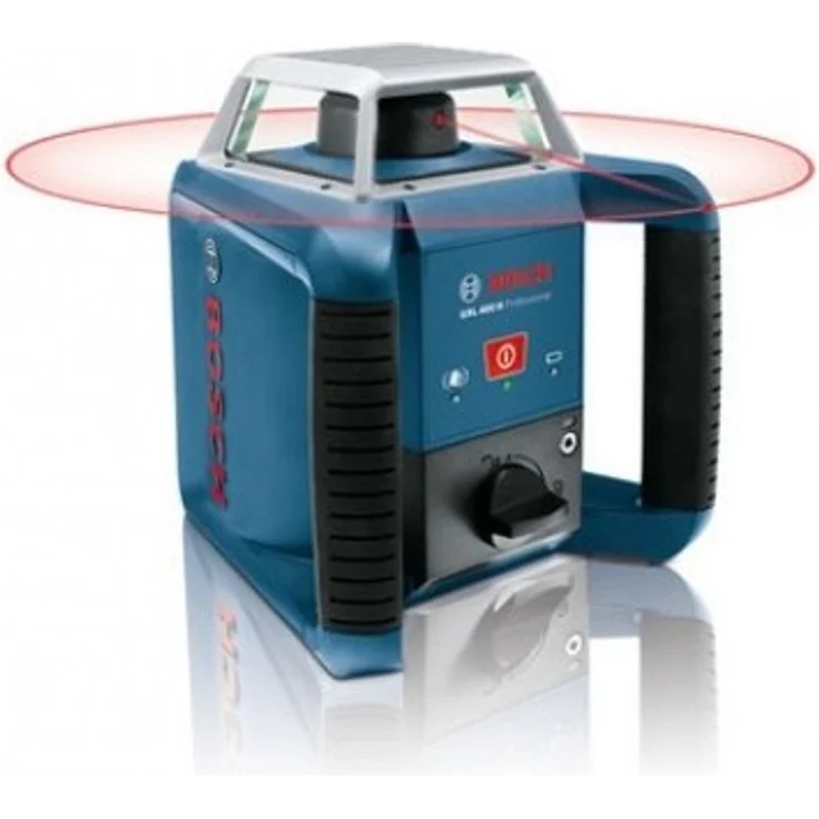 Bosch Professional Rotationslaser GRL 400 H (Ein-Knopf-Bedienfeld, max. Arbeitsbereich: 400 m, in Handwerkerkoffer)