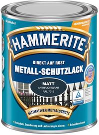 HAMMERITE Metallschutzlack 2in1 matt, anthrazitgrau