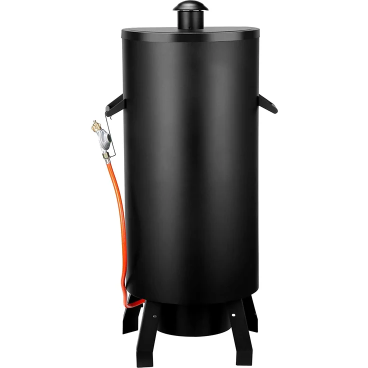 El Fuego Gasgrill, Gas-Smoker Portland, Schwarz, 55x105x45 cm – Bild 2