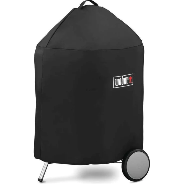 Weber 7141 Grillabdeckung, für Weber Holzkohlegrills D max. 47 cm, schwarz, Durchmesser 47 cm, Vinyl – Bild 2