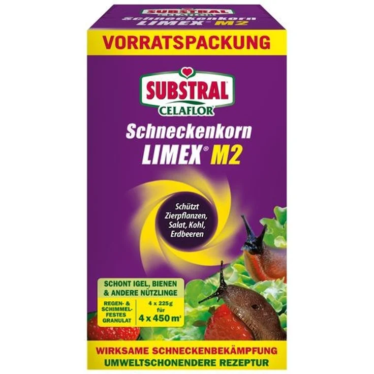 Schneckenkorn Limex M2 4x225g – Bild 1