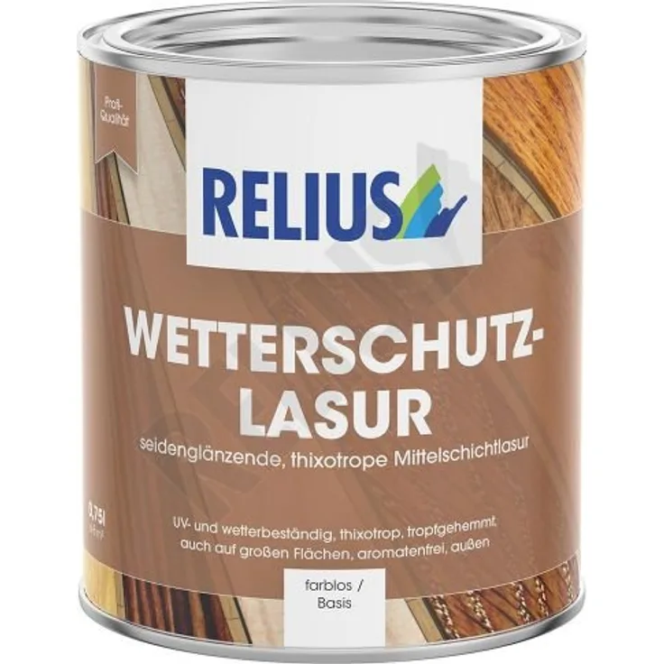 Relius Wetterschutzlasur teak 0,375Ltr. 309852