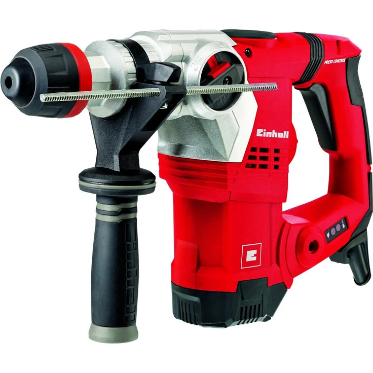 Einhell Bohrhammer TE-RH 32 E (1250 W, 5 J, Bohrleistung D 32 mm, SDS-Plus-Aufnahme, Metall-Tiefenanschlag, Vibrationsdämpfung mit Andruckanzeige, Koffer) – Bild 1