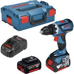 Bosch Professional Akku-Bohrschrauber GSR 18V-60 FC. mit 2 x 5.0 Ah Akku. ProCORE18V 4.0 Ah. L-Boxx (0615990K7K)