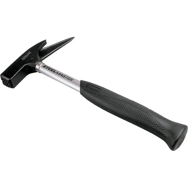 Stanley Latthammer MaxSteel, mit Stahlstiel, mit magnetischem Nagelhalter, gummierter Handgriff, 1-51-037