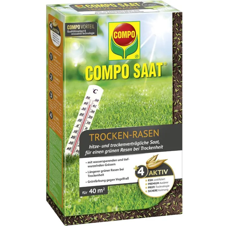COMPO SAAT Trocken-Rasen, 1 kg für 50 qm