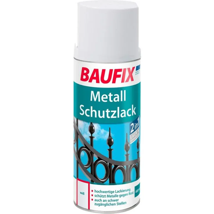 Baufix - BAUFIX Metallschutzlack Weiß, 400 ml - weiß