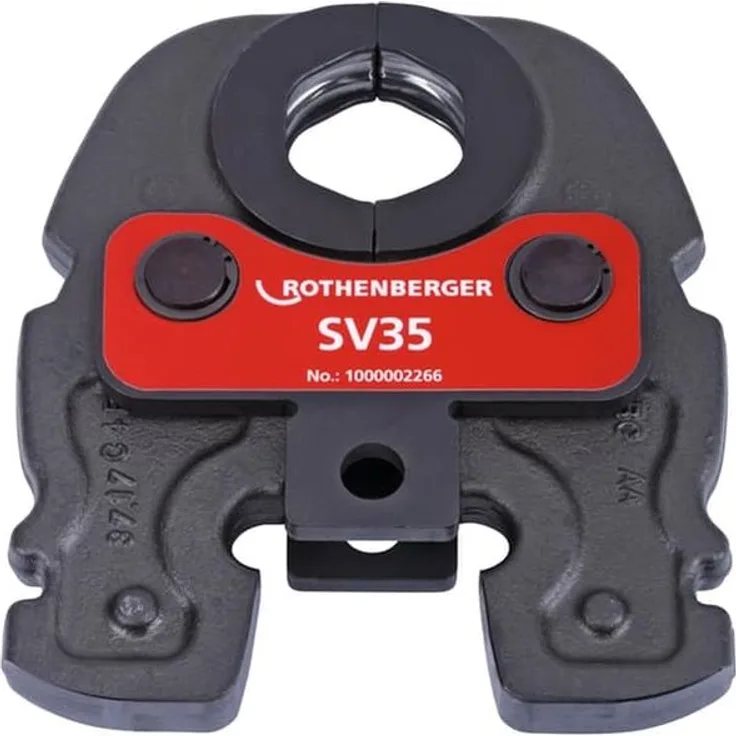 Compact Pressbacke-Presszange V-SV35 (Z.B. Kupfer) f. 19kN Pressen - Rothenberger