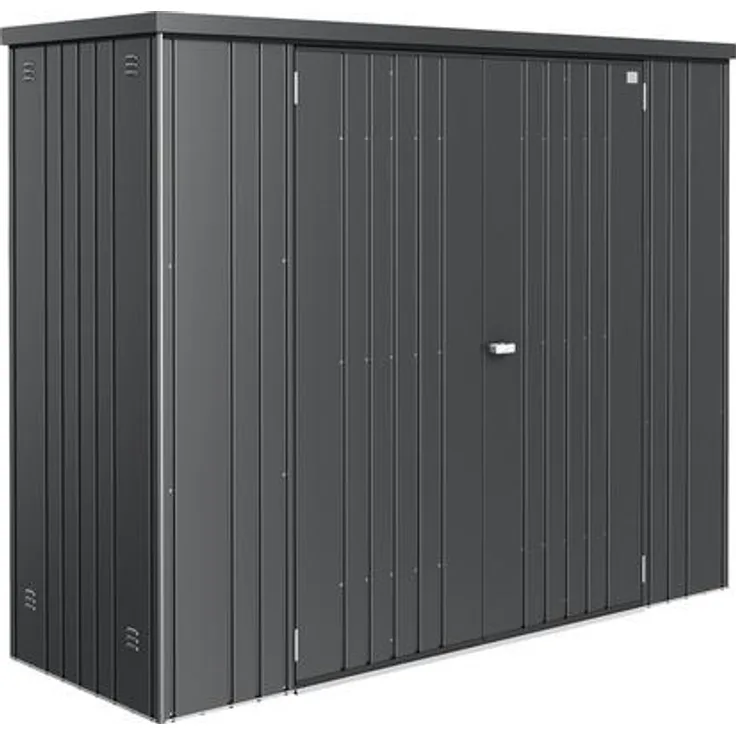 Biohort Geräteschrank 230 Aufbewahrungsschrank 227x83x182,5cm Dunkelgrau-Metallic