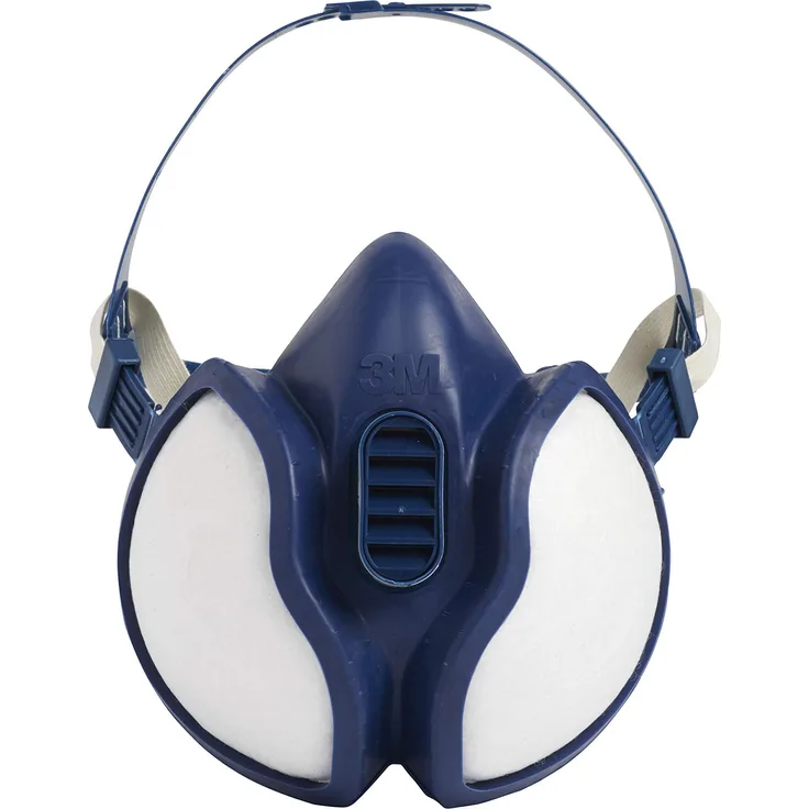 3M Atemschutzmaske 4251C1 Gebrauchsfertige Halbmaske mit Schutzstufe A1P2 für Farbspritz- & Maschinenschleifarbeiten 1 x 3M Maske mit integriertem Filter
