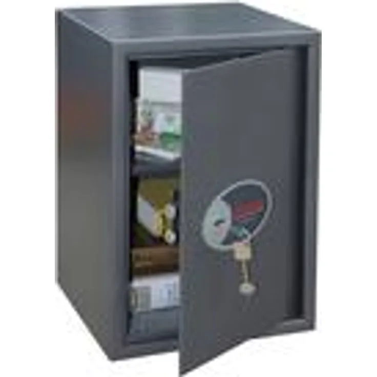 phoenix Home & Office Safe Einbruchschutz-Tresor Vela Home-Office SS0804K, stahl, Grafito, Metálico