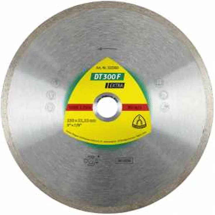 DT 300 F Diamanttrennscheiben 230 x 1,9 x 22,23 mm 1,9 x 7 mm geschlossener Rand