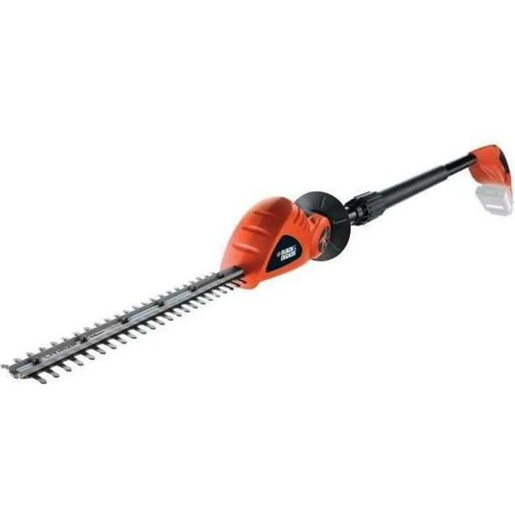 Black+Decker Lithium-Ionen Akku-Stabheckenschere ohne Akku und Ladegerät (18 V, bis zu 3,5 m höhenverstellbar) GTC1843LB, 1,2 cm Schnittstärke – Bild 1