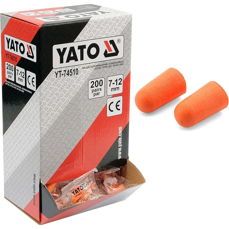 EAR PLUGS FOAM PU 34dB 200 PAIRS