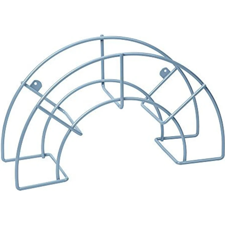 Sauvic 03310-Wandschlauchhalter, kunststoffbeschichtet grau, groß Bewässerungszubehör