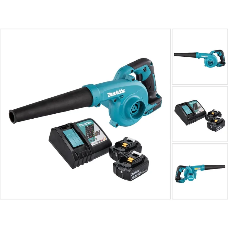 Makita DUB 185 RF Akku Laubbläser Gebläse 18 V plus 2x Akku 3,0 Ah plus Ladegerät