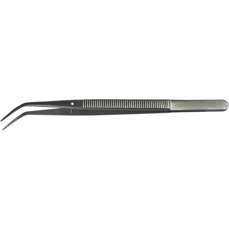 Universalpinzette gebogen spitz Länge 150 mm