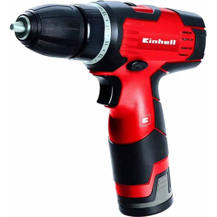 Einhell Akkuschrauber TH-CD 12-2 Li (Lithium Ionen, 12 V, 1,3 Ah, 2 Gang, 24 Nm, Ladegerät, Koffer)