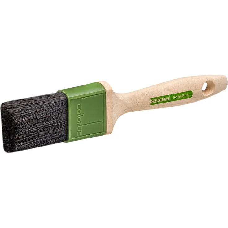 Colorus High Premium Flachpinsel 50 mm Lackierpinsel Solid für zähe und lösemittelhaltige Lacke und Farben Lack-Pinsel mit stabilisierten