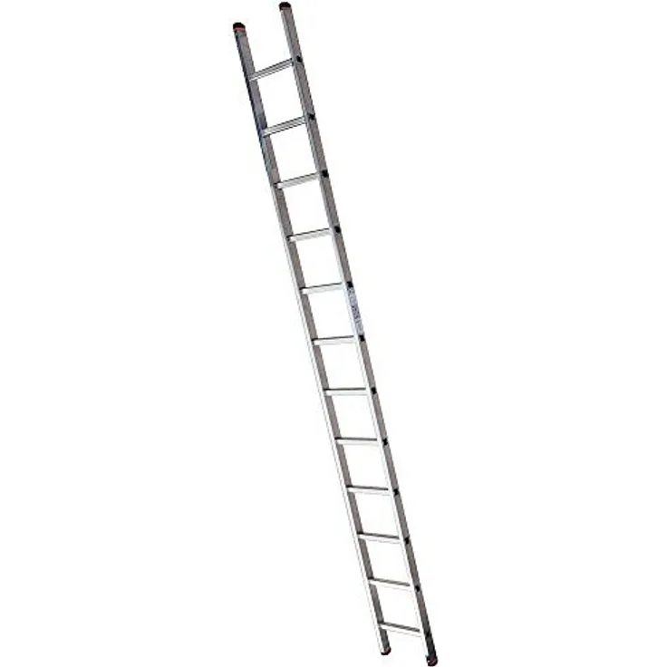 Krause Aluminium Anlegeleiter Arbeitshöhe (max.): 3.60 m 120519 Silber 4.3 kg