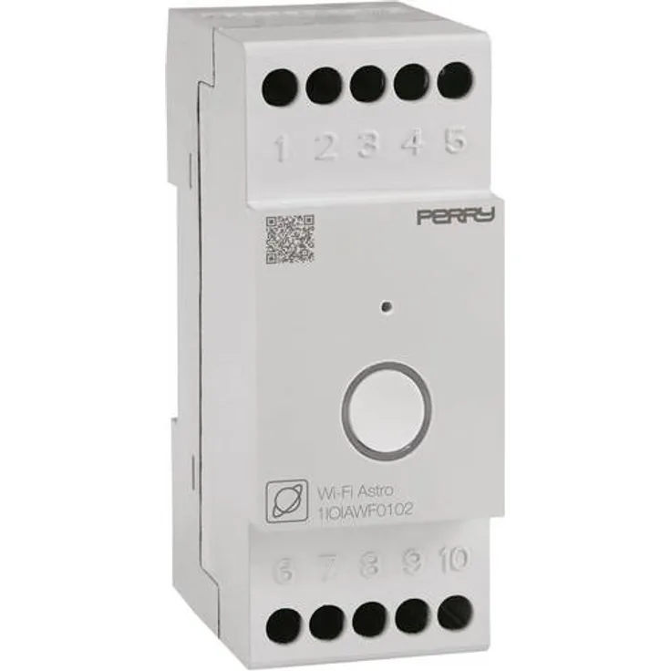 Wallair 1IOIAWF0102 Hutschienen-Zeitschaltuhr digital 3500W IP20 Astro-Funktion, Timer-Funktion