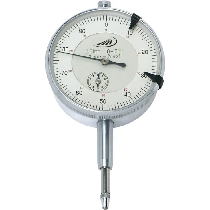 HELIOS-PREISSER 0701111 Stossgeschützte Messuhr mit Durchmesser 58 mm, 10 mm