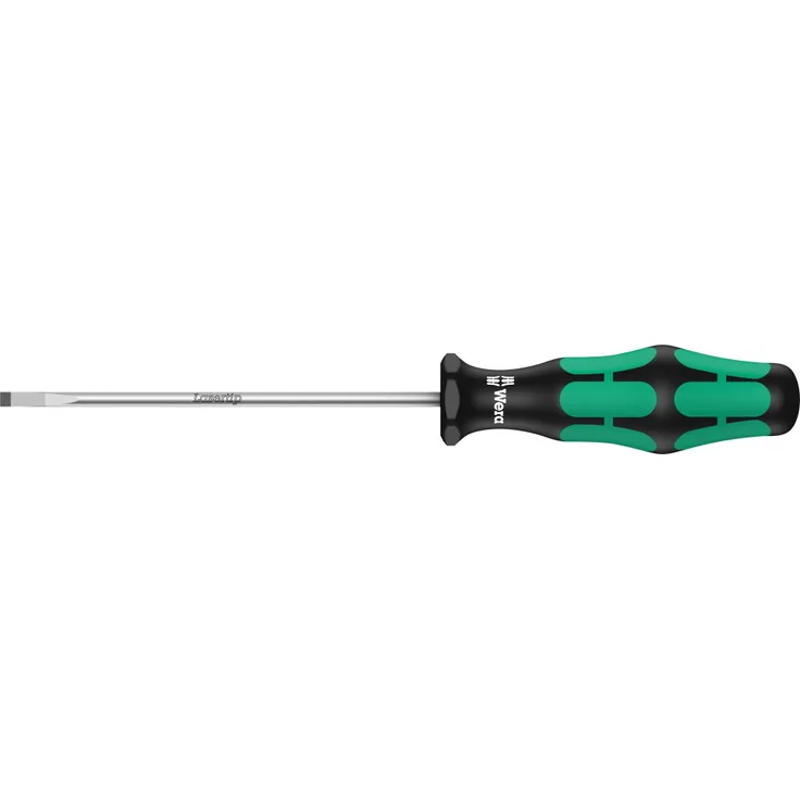 Wera 335 Schlitz-Schraubendreher – Elektrikerklinge, 0,8 x 4 x 100 mm