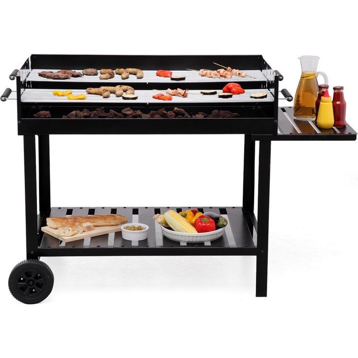 Tepro Holzkohlengrill Atlanta, Schwarz – Bild 4