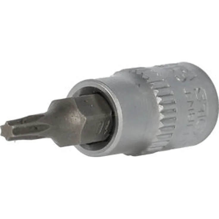 Brilliant Tools BT020981 1-4'' TORX Schraubendreher-Einsatz, m.Bohrung, 38mm, T10 [Powered by KS TOOLS]