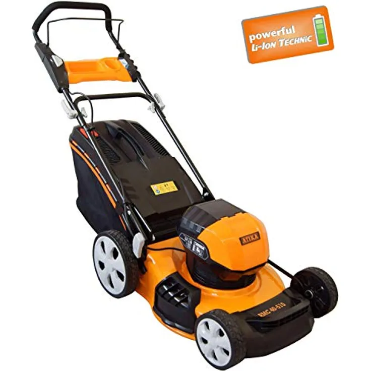 ATIKA RMC 40-510 Akku Profi Rasenmäher Mäher, ohne Akku 36V NEU, 51 cm Schnittbreite, 60 l Fangkorbvolumen