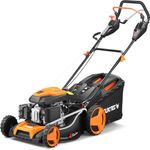 Fuxtec FX-RM5196PRO, 50,1 cm Schnittbreite, Benzin-Rasenmäher, 4400 Watt Leistung, 196 ccm Hubraum, 60 l Fangkorbvolumen