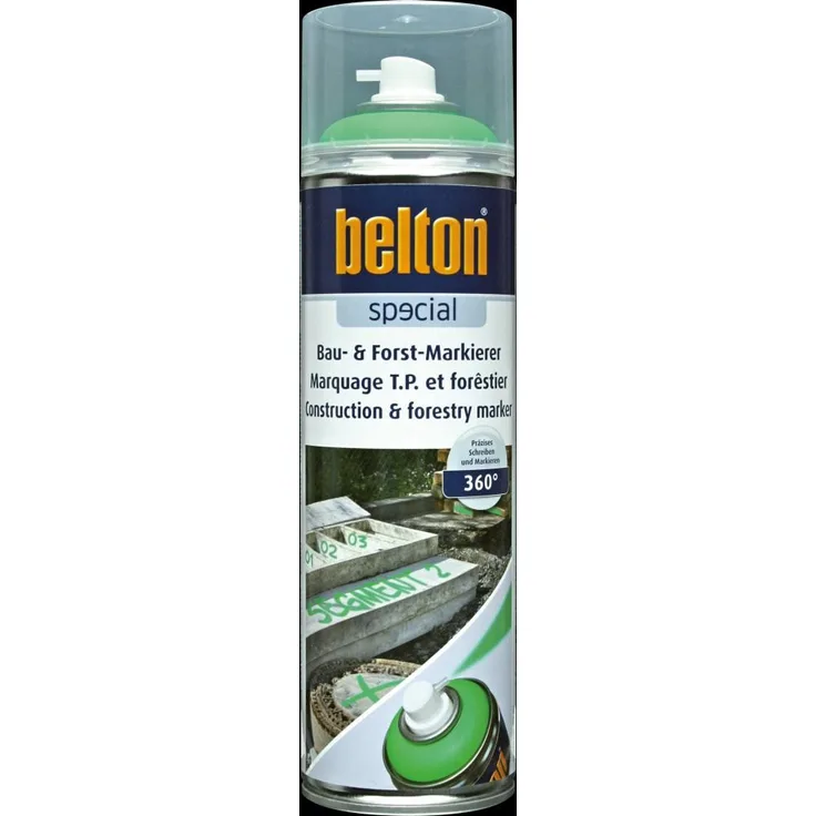 belton special Bau- Forst-Markierer 500 ml, signalgrün