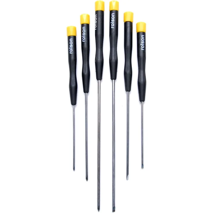 Rolson Präzisionsschraubendreher-Set (6-teilig)
