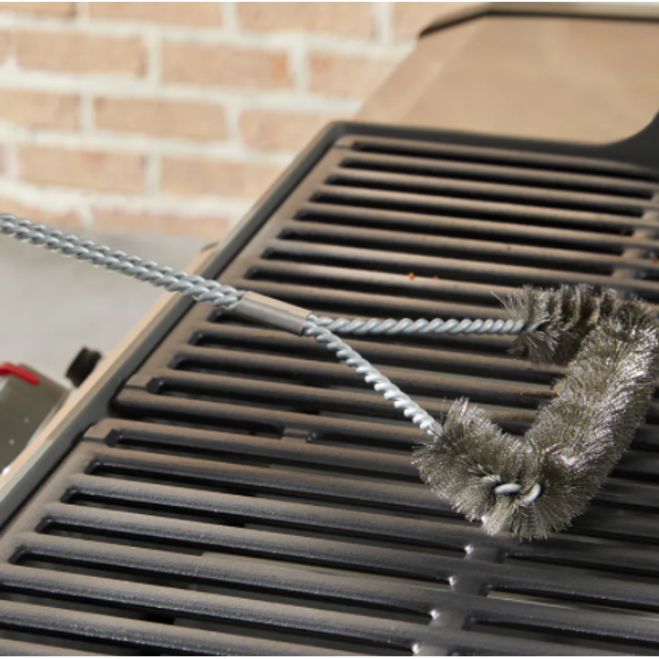 Weber Dreiseitige Grillbrste 46 cm mit Edelstahlborsten (6278) – Bild 2