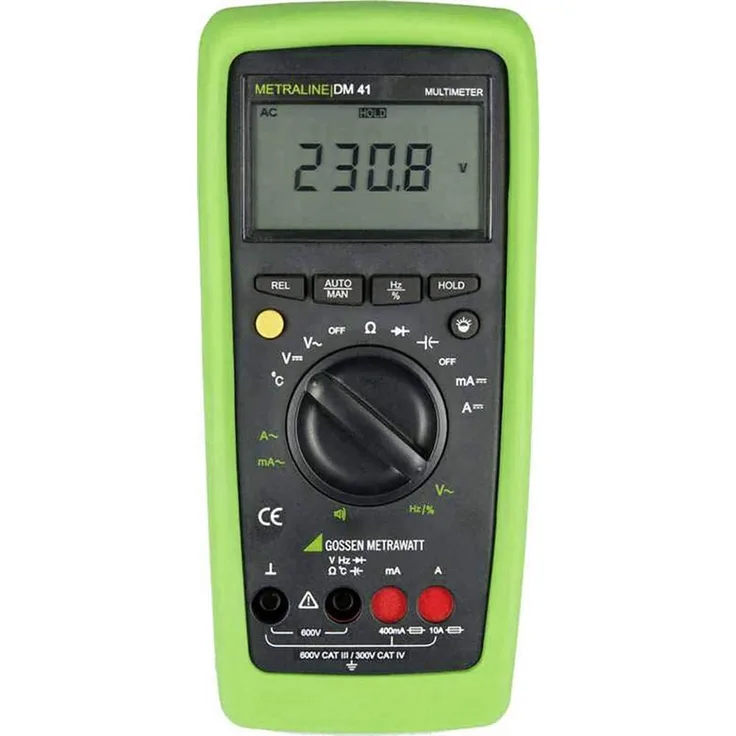 Gossen Metrawatt METRALINE DM 41 Hand-Multimeter digital CAT III 600 V, CAT IV 300V Anzeige Counts: 4000