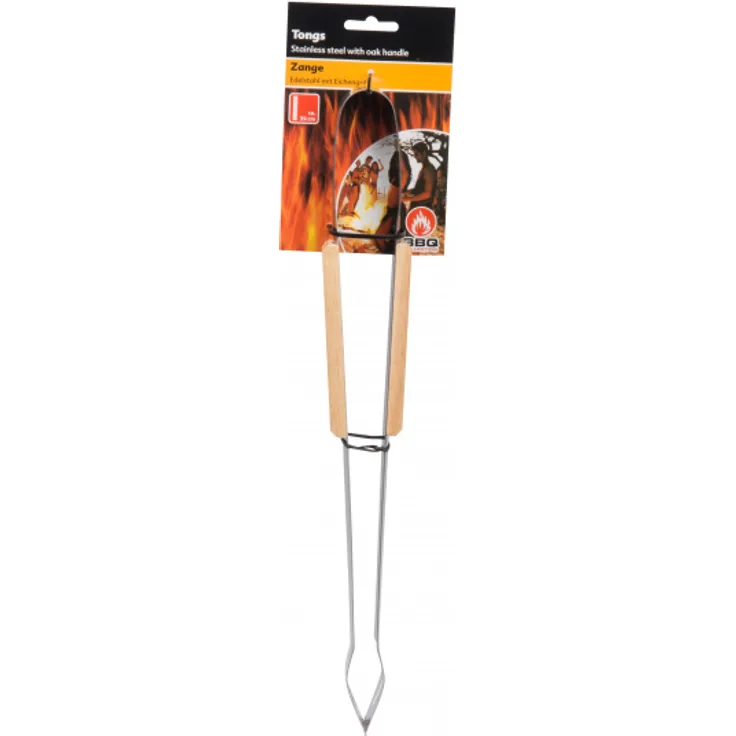 BBQ Collection Grillzange, 39 cm, Holz
