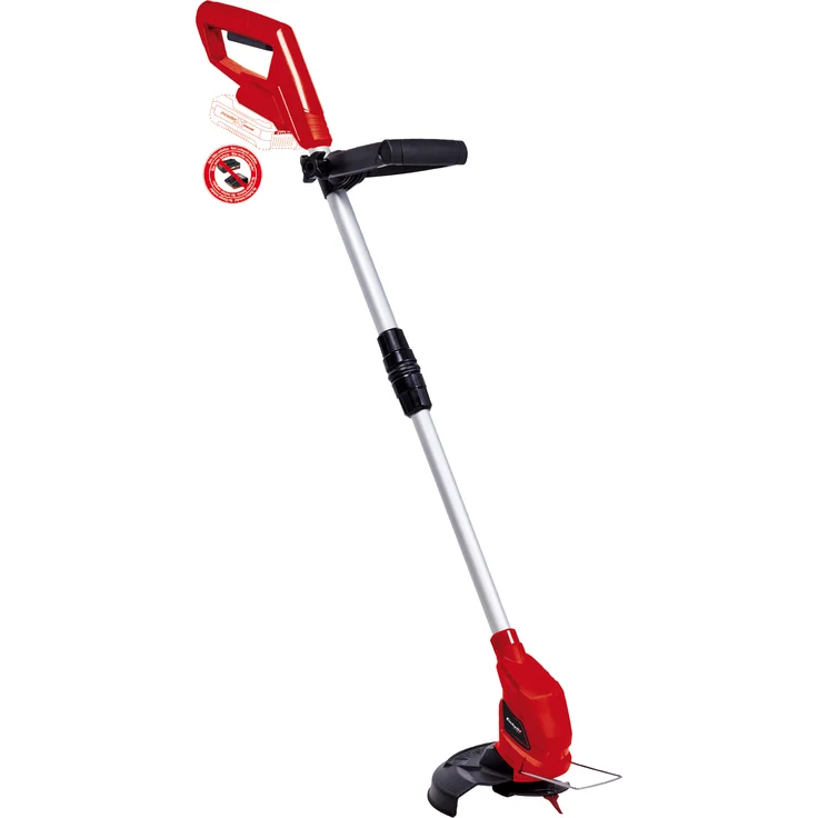 Einhell Akku Rasentrimmer GC-CT 18-24 Li - Solo Power X-Change (Li-Ion, verstellbarer Teleskop-Führungsholm und Zusatzhandgriff, Flowerguard, inkl. 20 Kunststoffmesser, ohne Akku und Ladegerät) – Bild 1