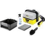 Kärcher Mobile Outdoor Cleaner OC 3 Bike Box 1.680-017.0 Wassertankvolumen: 4 l, Lithium-Ionen-Akku, abnehmbarer Wassertank, schonender Niederdruck, Universalbürste, Fahrradreiniger, Mikrofasertuch