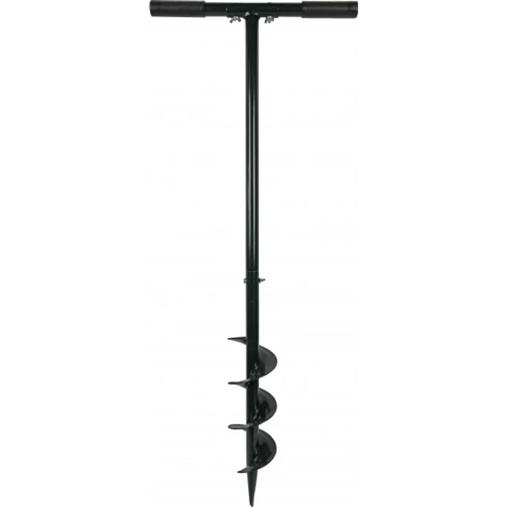 Gravidus Handerdbohrer 95 mm Durchmesser Stahl Kunststoff T-Griff 100 cm lang Erdbohrer
