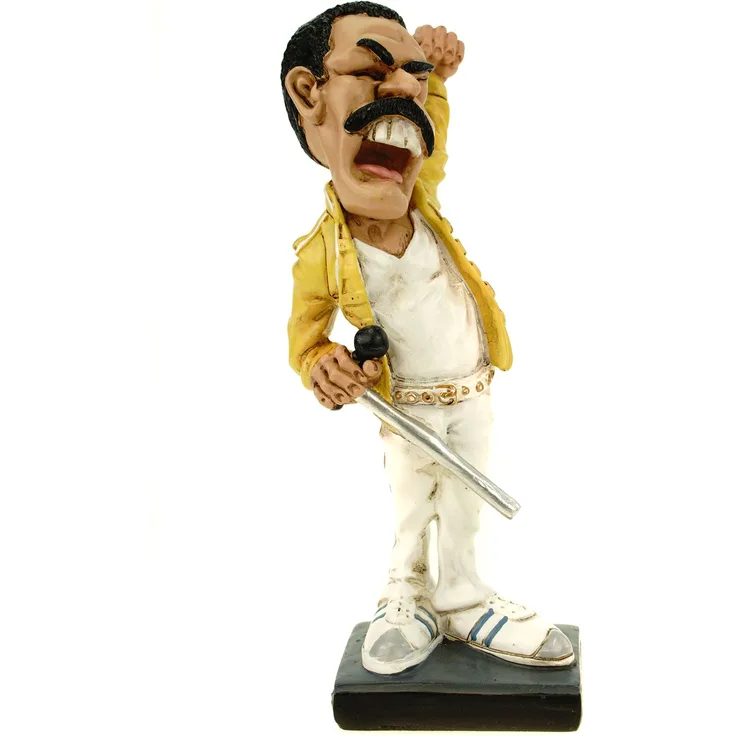 Funny Live Rockstar Freddy by Warren Stratford lustige Figur Skulptur Karikatur