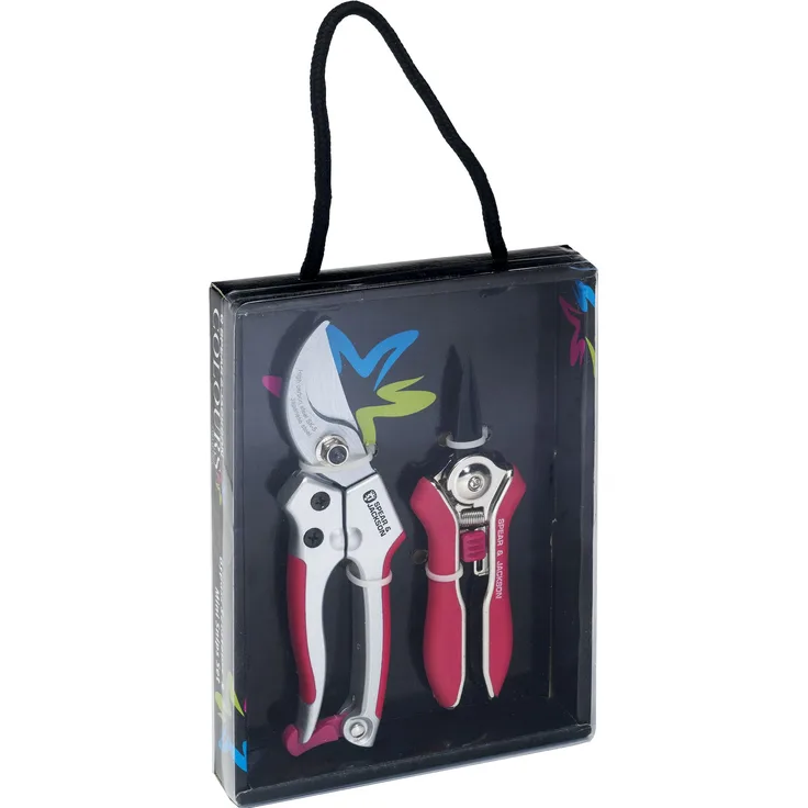 Spear und Jackson Baumscheren und Gartenscheren CUTTINGSET9P, rosa