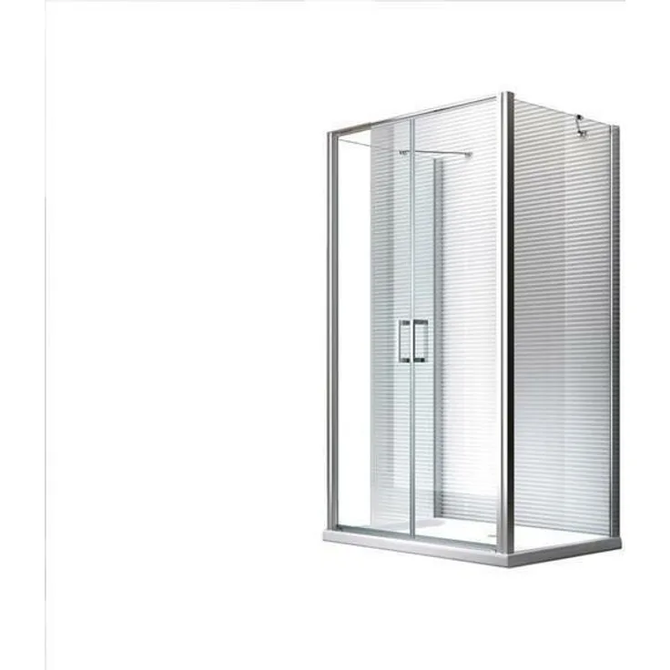 100x90x195cm - Mille Duschkabine Dusche Duschabtrennung - 8mm-6mm - ESG Glas