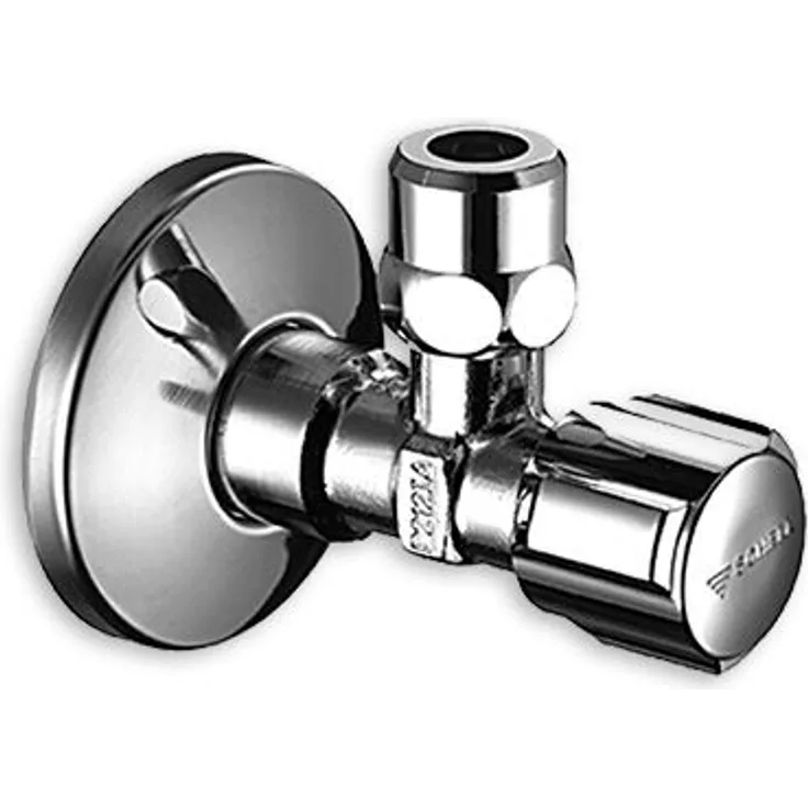 Eckregulierventil mit Schubrosette 3/8 Zoll / Eckventil COMFORT / Anschlussarmatur / Armatur Ventil