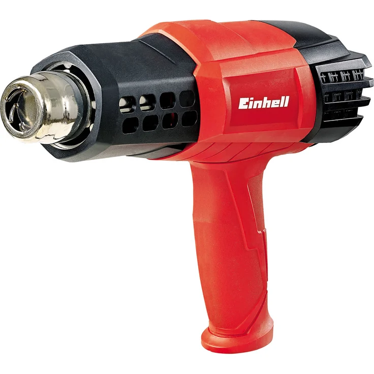 Einhell Heißluftpistole TE-HA 2000 E (2.000 W, 9 Temperaturstufen 50-550°, Luftmengenschalter, Kaltstufe, inkl. umfangreiches Düsenzubehör & Koffer) – Bild 1