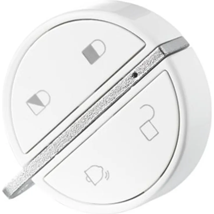 Somfy 2401489 - Wireless Keyfob, freihändige Bluetooth-Fernbedienung für den Home Alarm oder One-Security Cam, weiß | Funkreichweite bis zu 50 m (im Freideld) | Fehlalarme zu Reduzieren