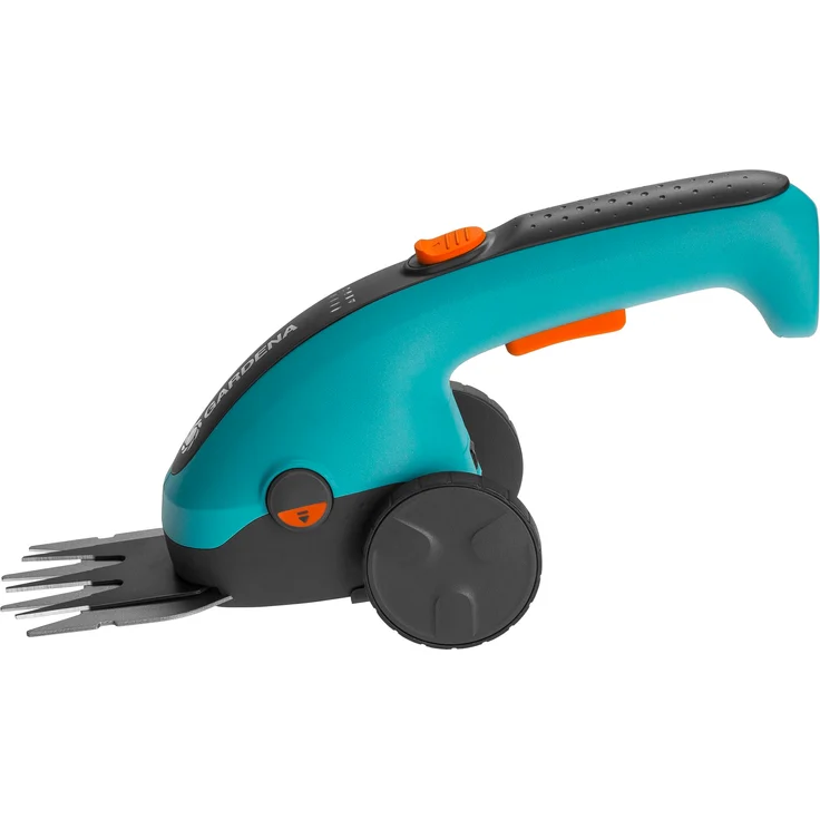 GARDENA ClassicCut Li Akku-Grasschere, 9855-20, mit Teleskopstiel und Rädern, mit Akku und Ladegerät – Bild 2